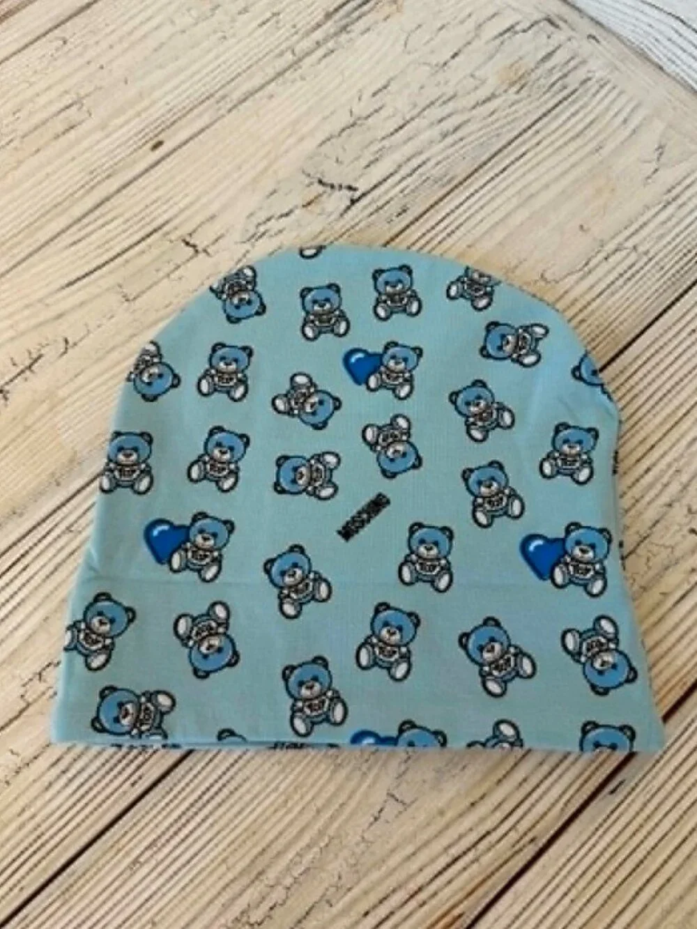 Moschino Baby Bodysuit Set With Hat And Bib - Size 1-3 M